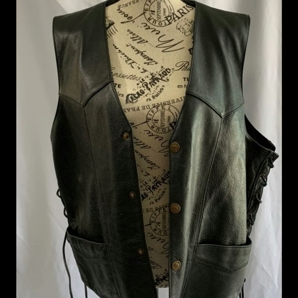 Leather Vest Men’s XL by Leather Limited